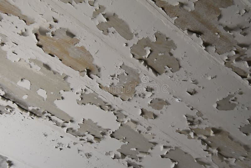 Old Chopped Paint on a Concrete Ceiling. Stock Image Image of paint
