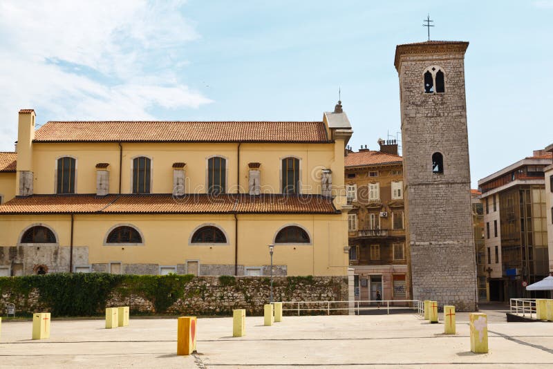 Old Church and Bell Tower in Rijeka