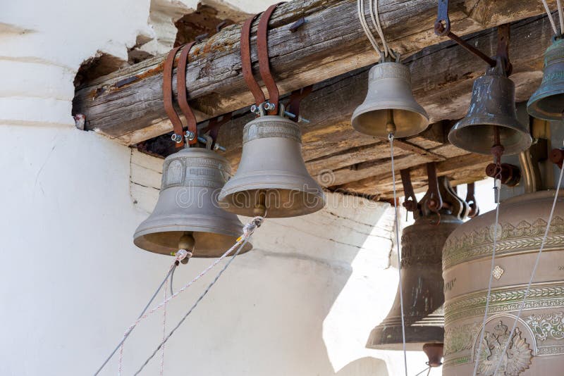 Old church bells stock image. Image of exterior, history 44637497