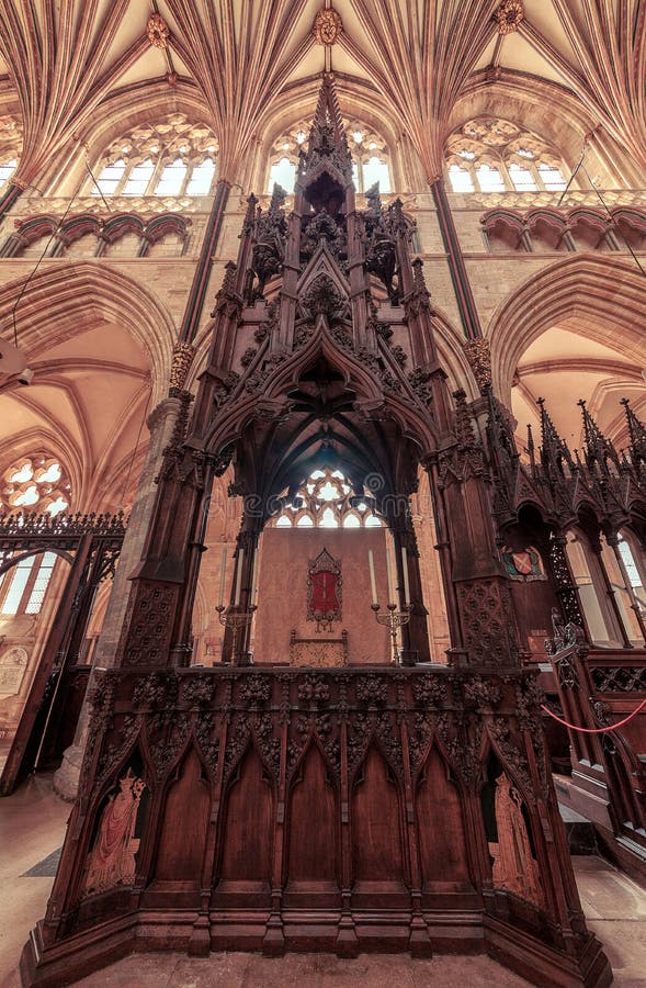 Old church interior