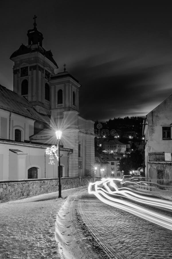 Old city in Banska Stiavnica, Unesco, Slovakia