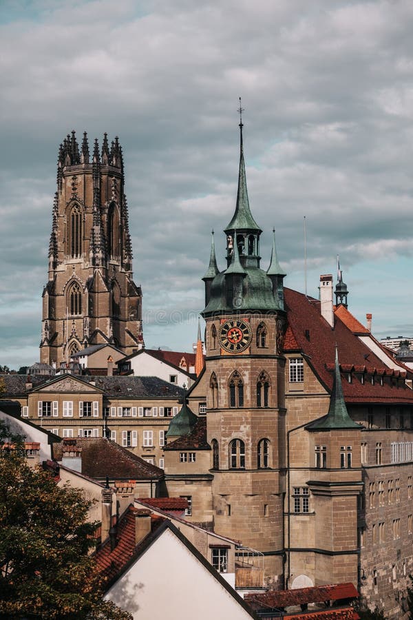City of Fribourg in Switzerland royalty free stock image City of Fribourg in Switzerland royalty free stock image