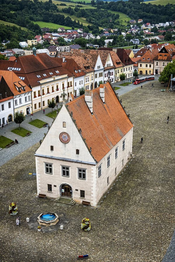 Old City Hall from Basilica of Saint Giles, Bardejov, Slovakia