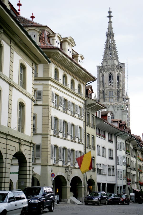 Old city buildings. Old city buildings