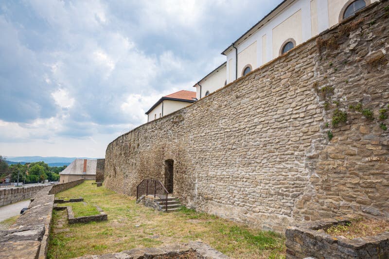 Old city wall of Levoca, Slovakia