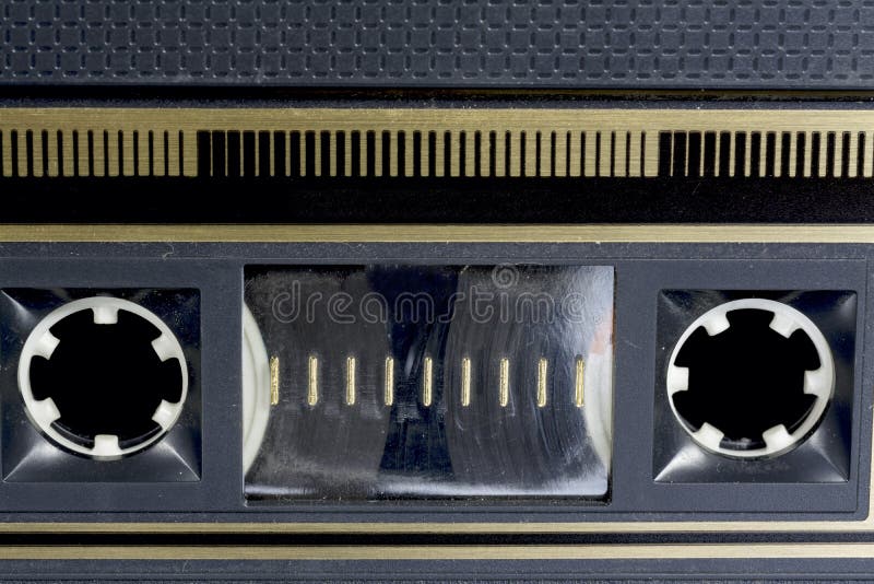 Old Classic Cassette Tape and Reels Stock Image Image of
