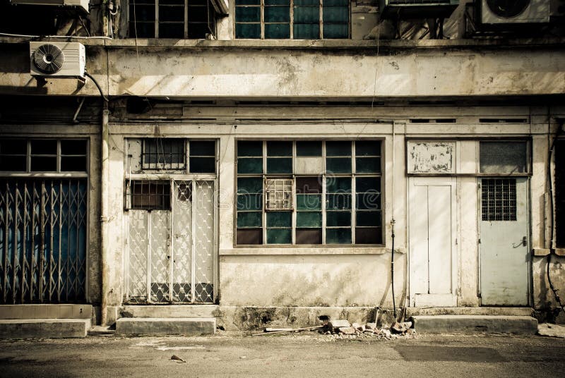 Old Classic Street of Chinese Old Home Stock Photo - Image of vintage, house:  14485346