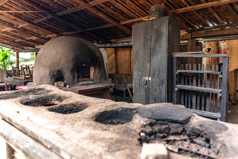 Old Clay Oven in Indian Village Stock Photo Image of cuisine, heat