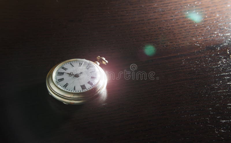 Old watches on the desk