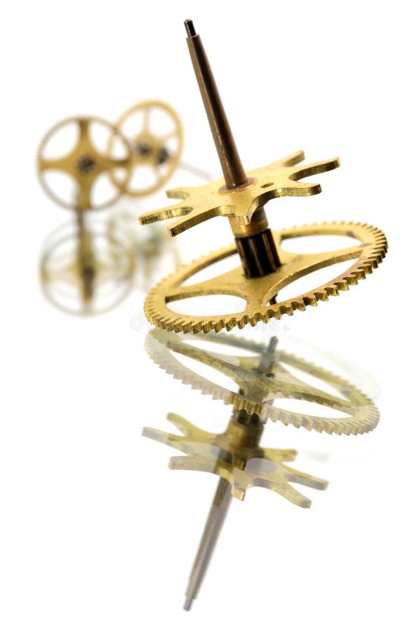 The image of the wheels and gears of the inside of an old clock. Inner clock gears stock images, royalty-free photos and pictures