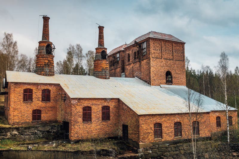 Old Closed Down Steel Mill in Sweden Stock Image - Image of mill ...