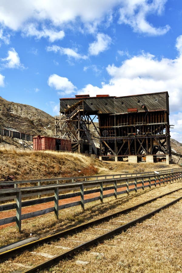 Old coal mine stock photo. Image of burning, resource 40355564