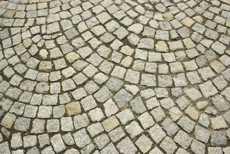 Old cobbled road texture