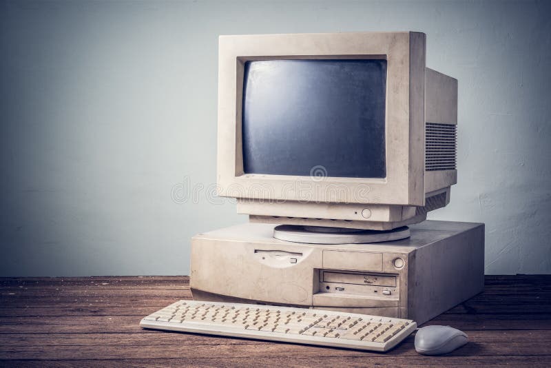 Old computer, vintage