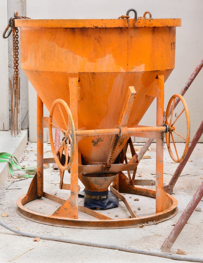 Old concrete mixer stock image. Image of dust, equipment 75508429
