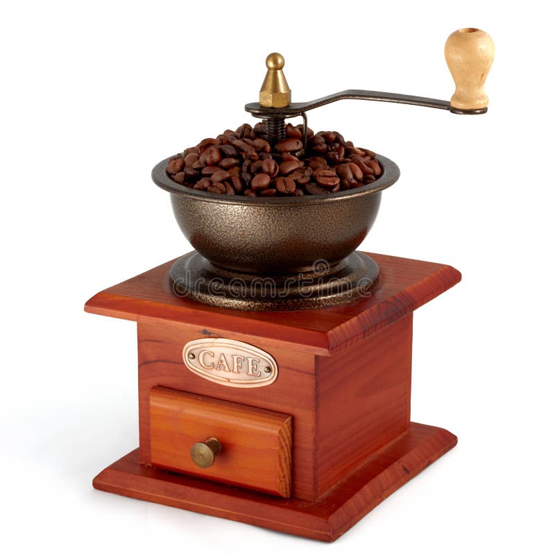 Old Copper Coffee or Tea Pot and Handmade Clay Cup at the Morning Table