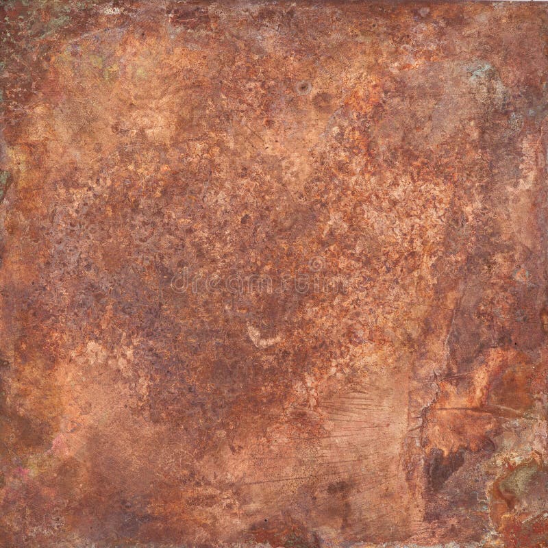 Old copper texture stock image. Image of industrial 102225227