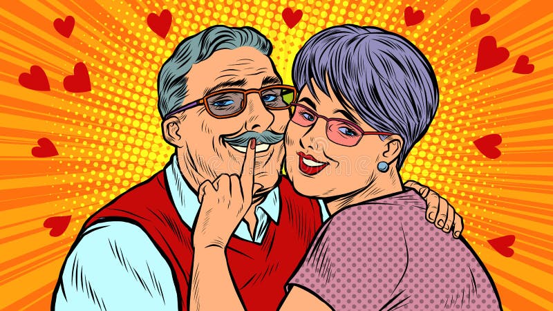 Old Couple Stock Illustrations 22 112 Old Couple Stock Illustrations