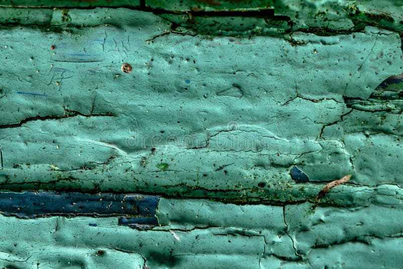 The Old Cracked Paint on a Wall Surface. Colored Paint in Cracks Stock Image Image of rustic