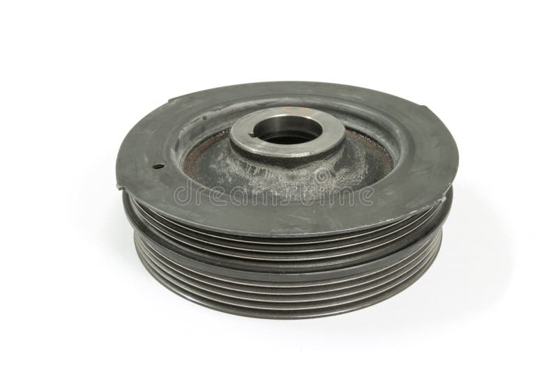 Crankshaft pulley stock image. Image of roller, auto 25804355