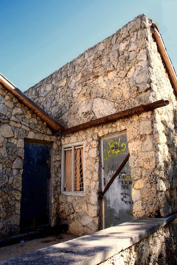 Old crimean limestone house