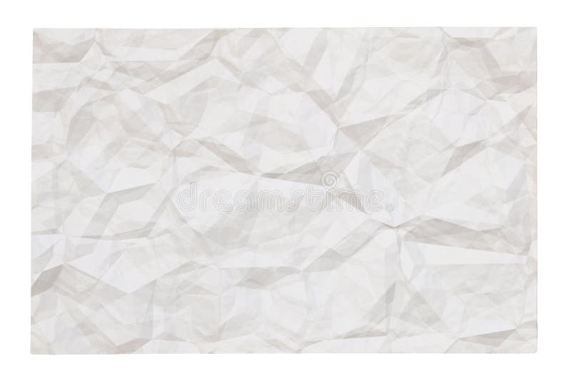 Old crumpled paper royalty free illustration
