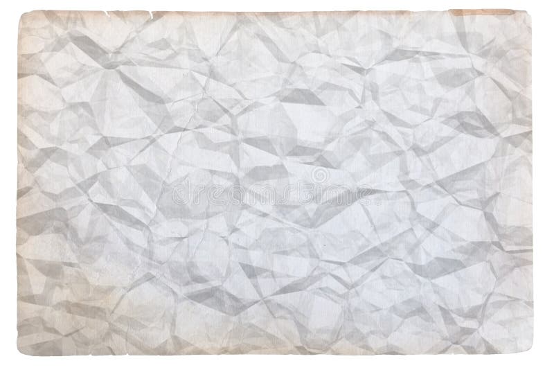 Old crumpled paper royalty free illustration