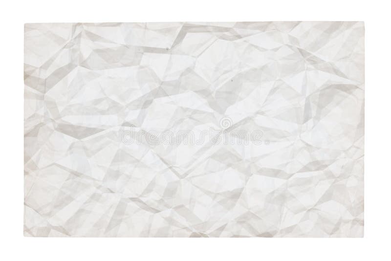 Old crumpled paper vector illustration