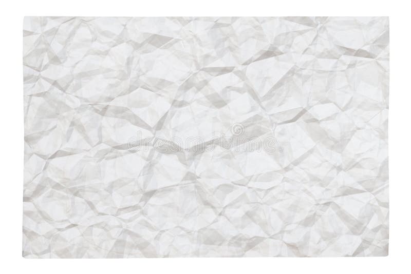 Old crumpled paper royalty free illustration