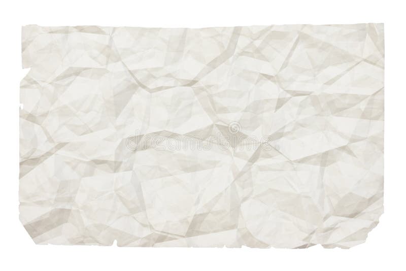 Old crumpled paper royalty free illustration