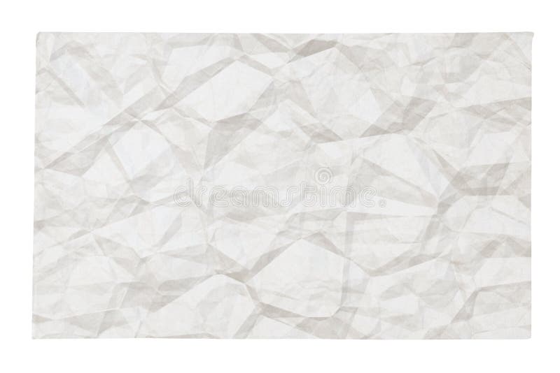 Old crumpled paper stock illustration