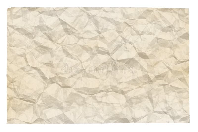 Old crumpled paper vector illustration