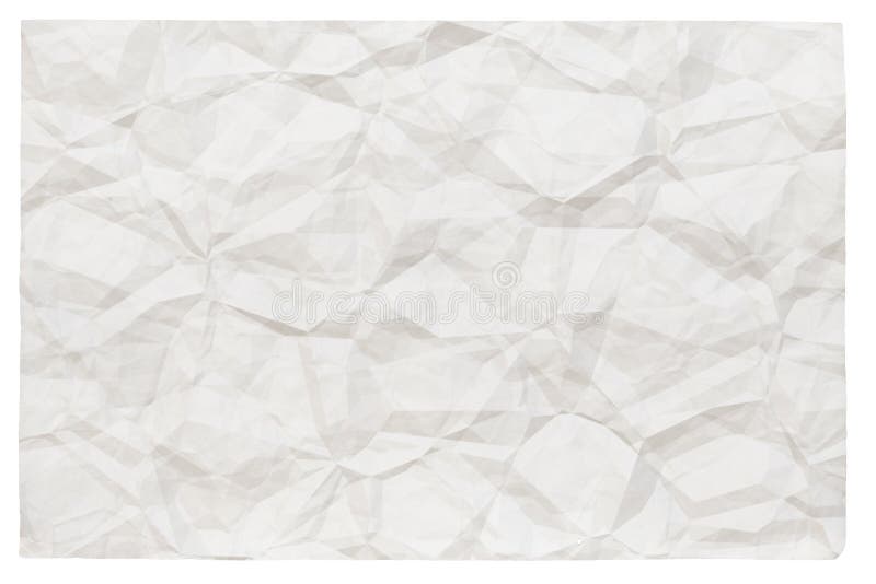Old crumpled paper stock illustration