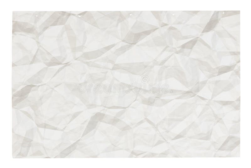 Old crumpled paper stock illustration