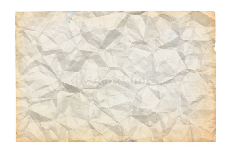 Old crumpled paper vector illustration