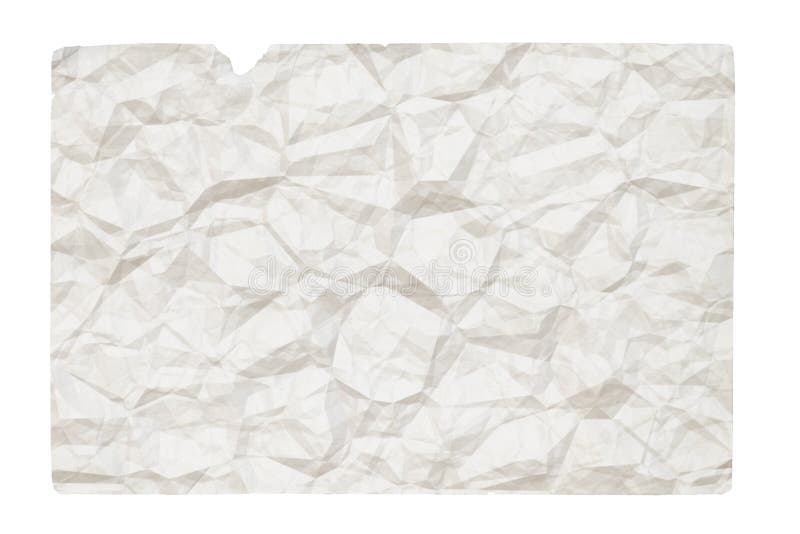Old crumpled paper royalty free illustration