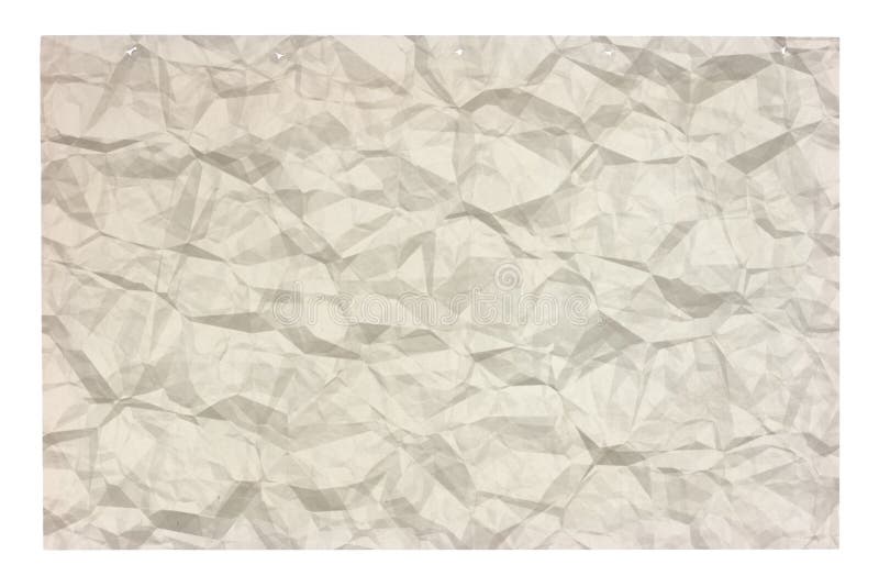 Old crumpled paper stock illustration