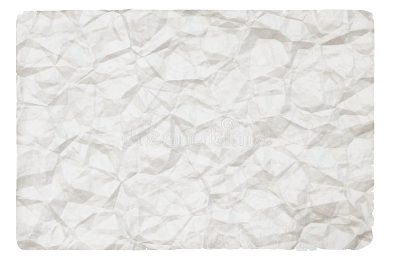 Old crumpled paper vector illustration