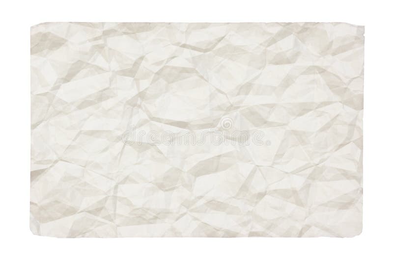 Old crumpled paper vector illustration