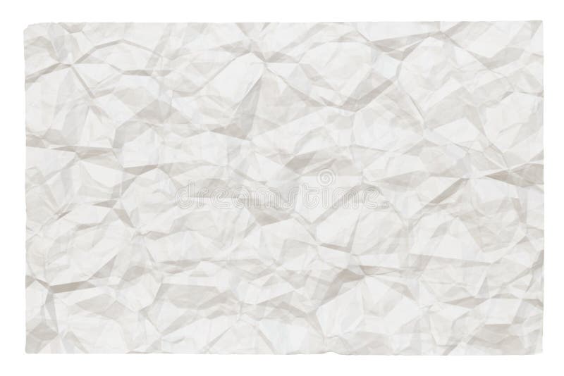 Old crumpled paper stock illustration