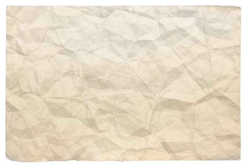 Old crumpled paper royalty free illustration