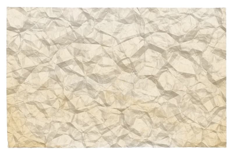 Old crumpled paper vector illustration