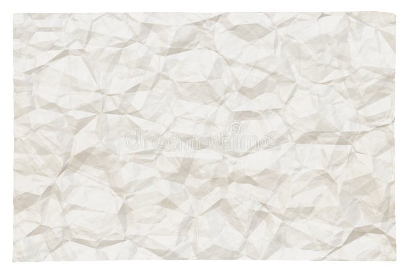 Old crumpled paper stock illustration