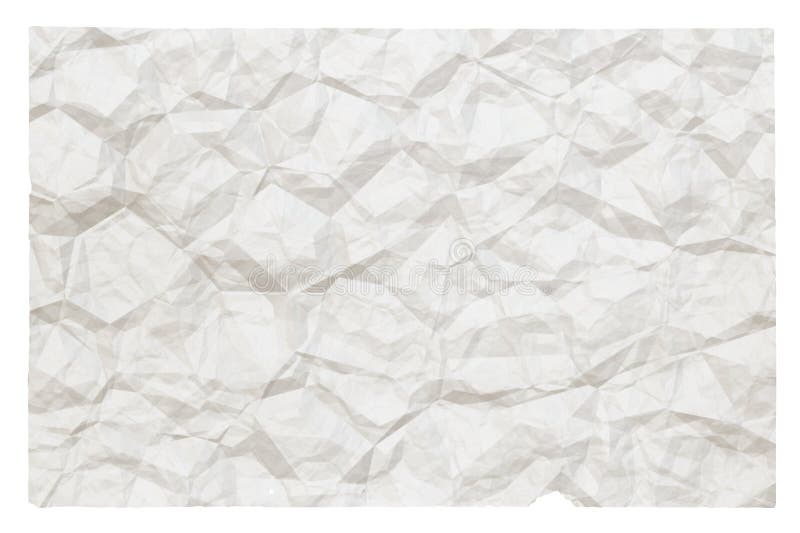 Old crumpled paper royalty free illustration