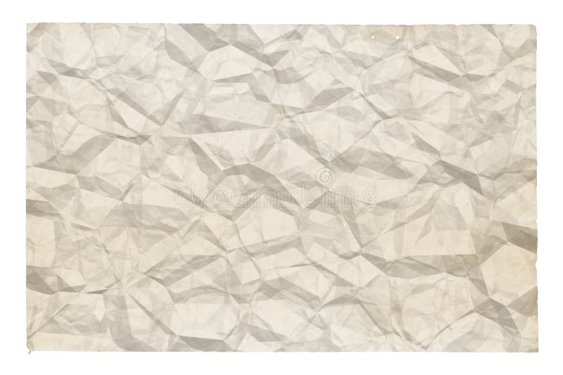 Old crumpled paper royalty free illustration