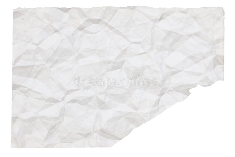 Old crumpled paper royalty free illustration