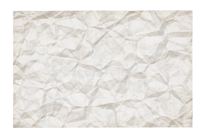 Old crumpled paper stock illustration