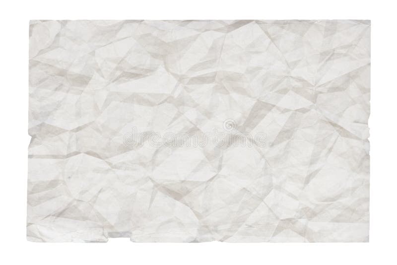 Old crumpled paper stock illustration