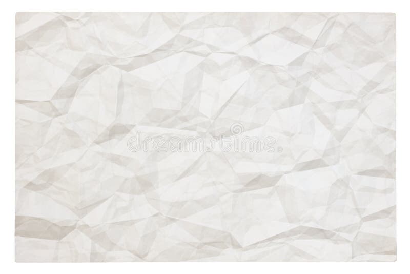 Old crumpled paper stock illustration