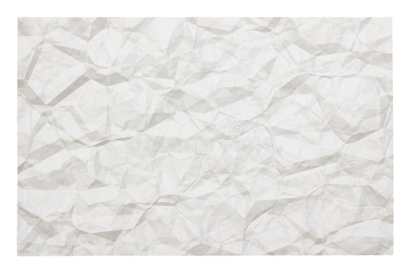 Old crumpled paper vector illustration